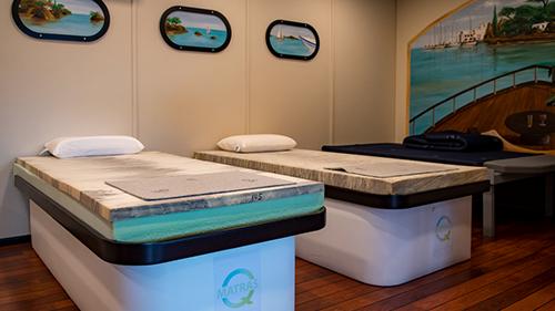 Opstelling showroom Qmatras